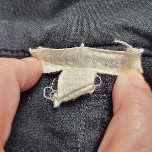 Eileen Fisher Skinny Jeans Black Mid Rise Size‎ XXS Organic Cotton READ - Picture 4 of 9